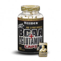 BCAA + L-Glutamine Caps 180 kaps - Weider