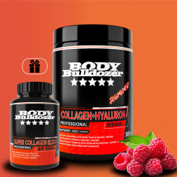 Collagen+Hyaluron Summer 300 g + Super Collagen Elixir 120 kaps - BodyBulldozer