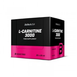 L-Carnitine Ampule 3000 mg 20 x 25 ml - BioTechUSA