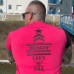Tričko LIFT OR DIE 504 neon pink - BodyBulldozer