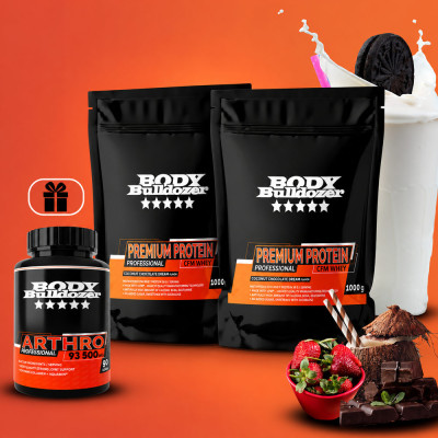 Premium Protein Professional 2000 g + Arthro Professional 120 tabl - BodyBulldozer
