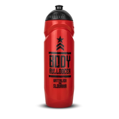 Športová fľaša BATTALION červená 750 ml - BodyBulldozer