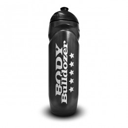 Športová fľaša BODYBULLDOZER čierna 750 ml - BodyBulldozer